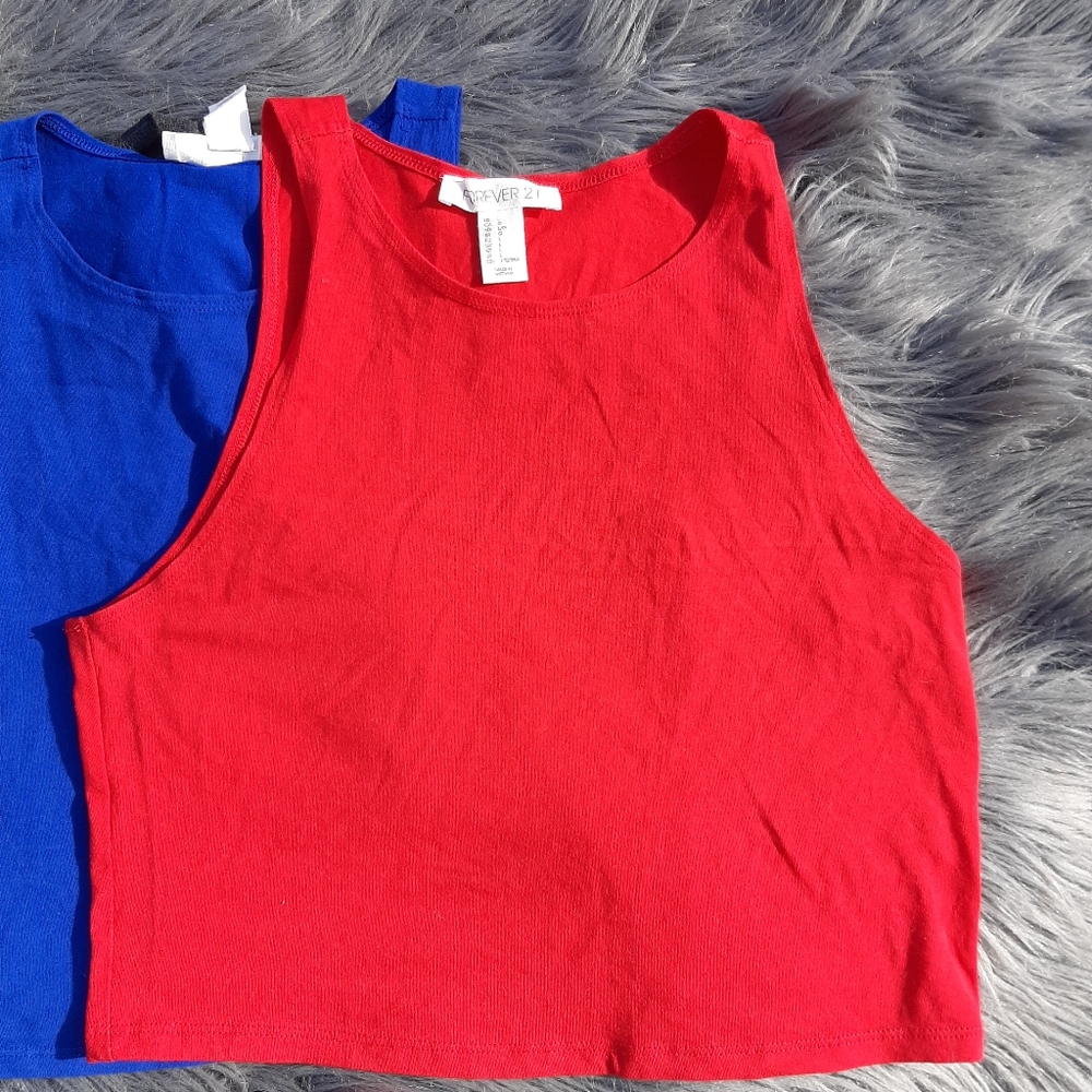 A bundle of forever 21 racerback tanks - Picture 7 of 8